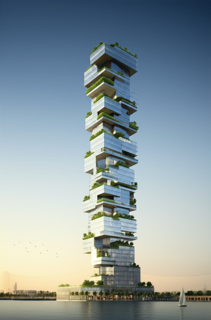 Modern Urban Housing - Main View